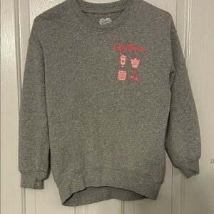 Gray and Pink Care Bears Sweatshirt XL 14/16 EUC